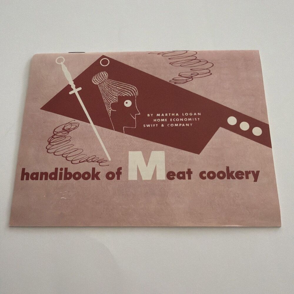 Vintage Recipe Booklet Pamphlet Advertising SWIFT HANDIBOOK OF MEAT COOKERY